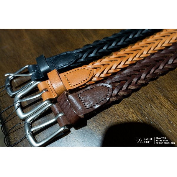 Long Twister Leather Belt